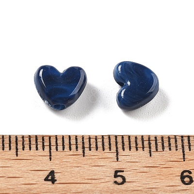 50Pcs Acrylic Beads OACR-S044-01B-1