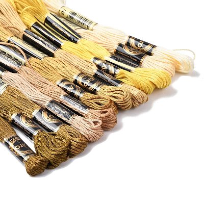 6-Ply Polyester Embroidery Floss OCOR-WH20074-01A-04-1