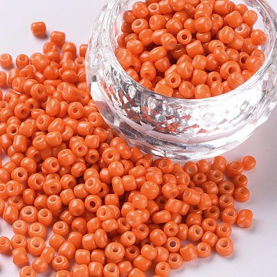 Baking Paint Glass Seed Beads SEED-S003-K4-1