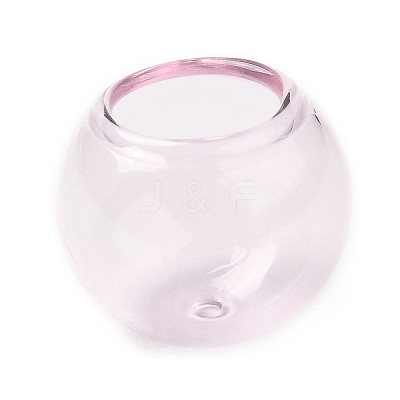 Transparent Glass Bead Cone GLAA-G100-01C-05-1