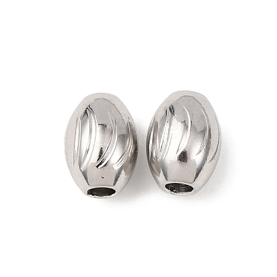 Textured 304 Stainless Steel Beads STAS-I358-11P-01-1