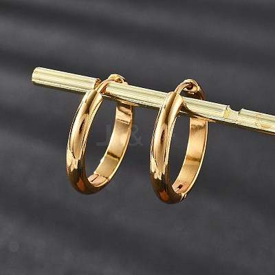 201 Stainless Steel Hoop Earrings EJEW-P304-15B-G-1