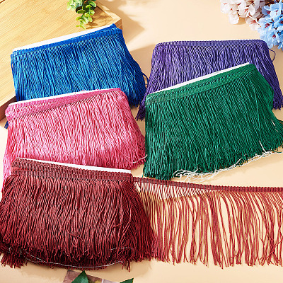 Polyester Tassel Ribbons OCOR-TAC0018-02C-1