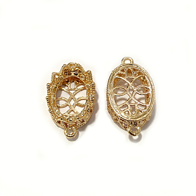 Alloy Cabochons Connector Settings X-KK-F763-01KCG-1