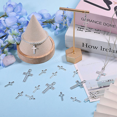 100Pcs 2 Styles Alloy Pendants FIND-FG0005-13-1
