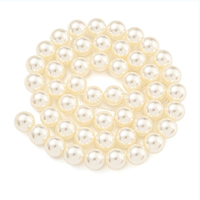 Glass Pearl Beads Strands HY-G002-01D-02-1