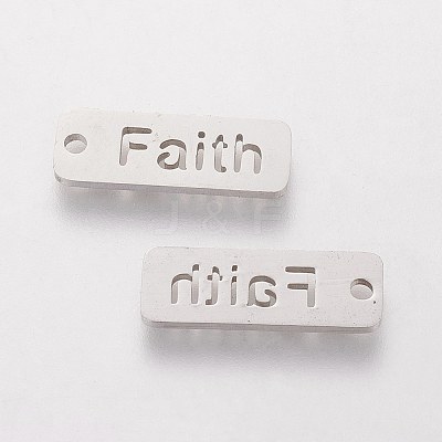 5Pcs 304 Stainless Steel Pendants STAS-FS0001-04P-1
