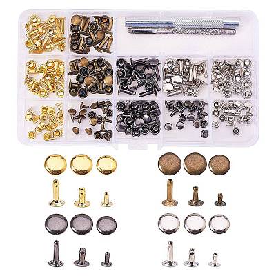 Vintage Iron Garment Snap Buttons & Tools Kits LS-BUTT-WH0001-05-1