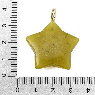 Natural Lemon Jade Pendants X-G-Z157-01G-06-1