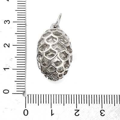 Hollow Brass Pendants KK-L229-003P-1