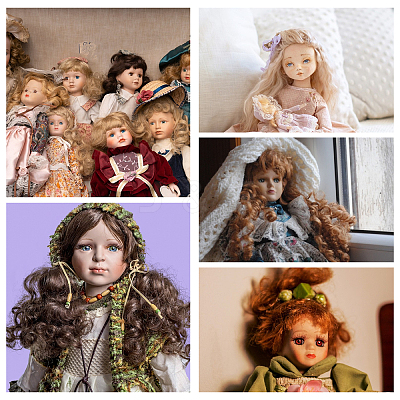 PP Hair Doll Wig Hair DIY-WH0349-395B-04-1