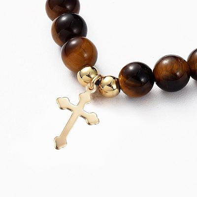 Adjustable Braided Bead Bracelets BJEW-JB04899-1