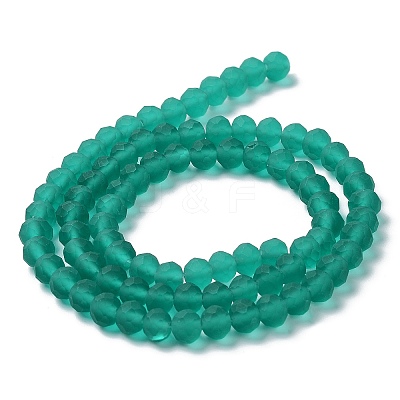 Transparent Glass Beads Strands EGLA-A034-T10mm-MD18-1
