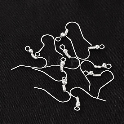 Earring Jewelry Findings Iron Silver Color Plated Earring Hooks X-E135-S-1