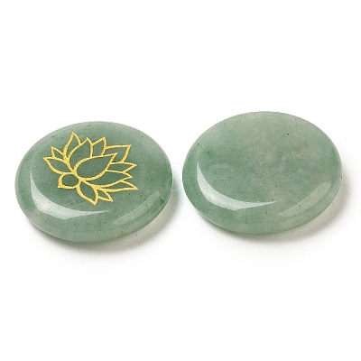 Natural Green Aventurine Cabochons G-C158-04K-1