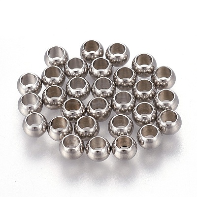 Tarnish Resistant 202 Stainless Steel Beads X-STAS-F170-04P-A-1