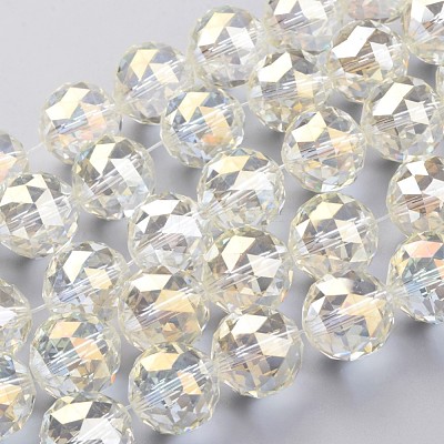 Electroplate Glass Bead Strands EGLA-J140-FR02-20mm-1