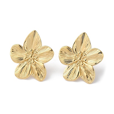 304 Stainless Steel Stud Earrings STAS-Z052-19G-1
