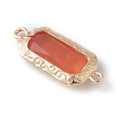 Mixed Gemstone Links Connectors G-B009-22G-1