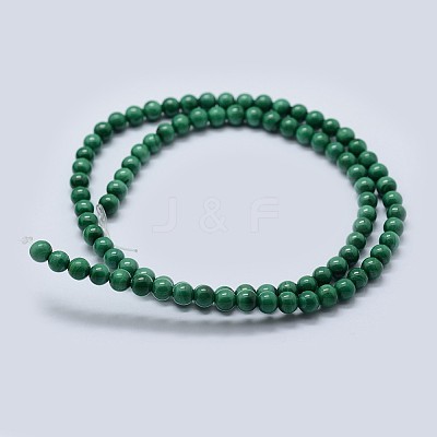 Natural Malachite Beads Strands G-F571-27AB1-7mm-1