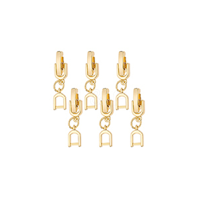 6Pcs Brass Watch Band Clasps DIY-BC0013-44B-G-1