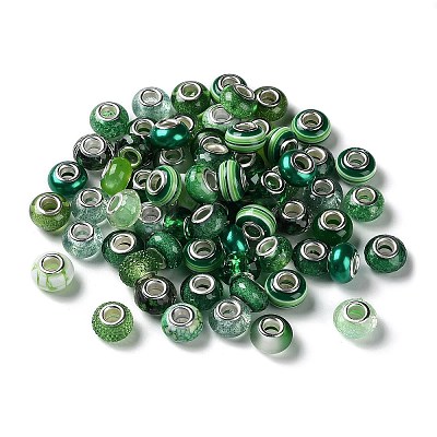 Resin European Beads RESI-G080-01B-1