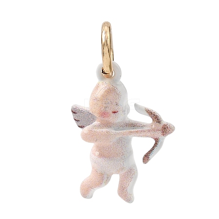 Printed Brass Pendants KK-CBA1A42-04G-01-1