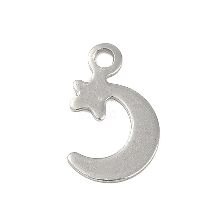 Non-Tarnish 201 Stainless Steel Charms STAS-C108-61P-1