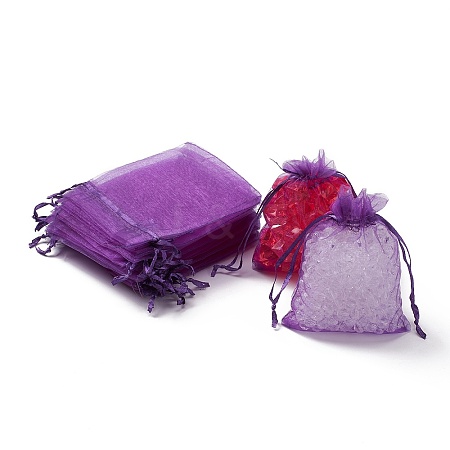 Organza Gift Bags with Drawstring X1-OP-R016-9x12cm-20-1