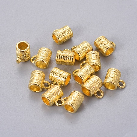 Tibetan Style Alloy Tube Bails K095T011-1