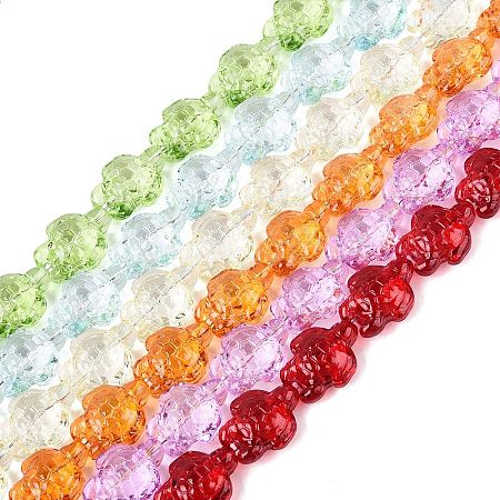 Transparent Glass Beads Strands DGLA-N021-02A-1