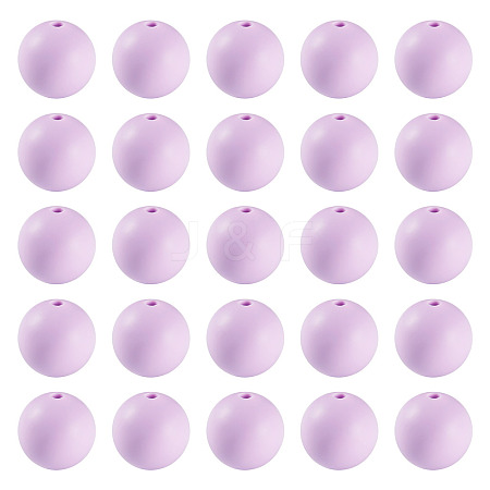 50Pcs Food Grade Eco-Friendly Silicone Beads SIL-TADJ0001-03C-1