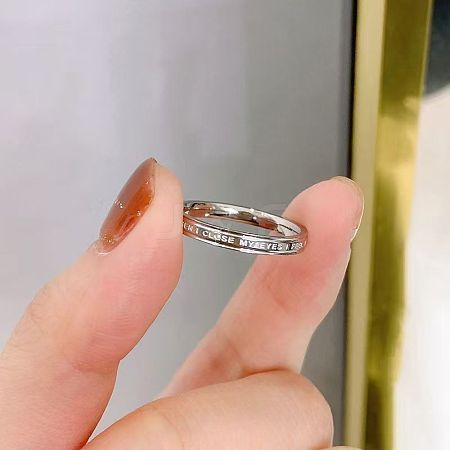 201 Stainless Steel Finger Rings FS-WG7AFE1-12-1