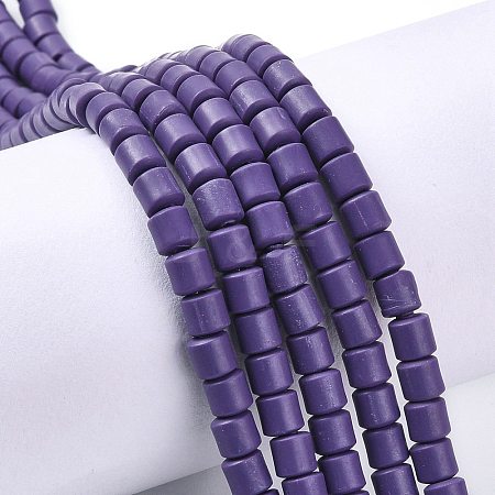 Polymer Clay Bead Strands CLAY-T001-C50-1