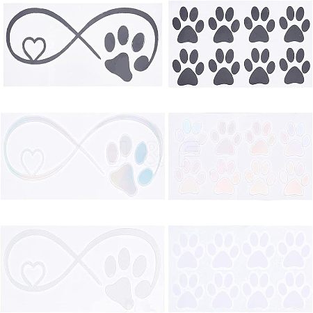 SUPERFINDINGS Waterproof PET Decoration Sticker DIY-FH0002-77-1