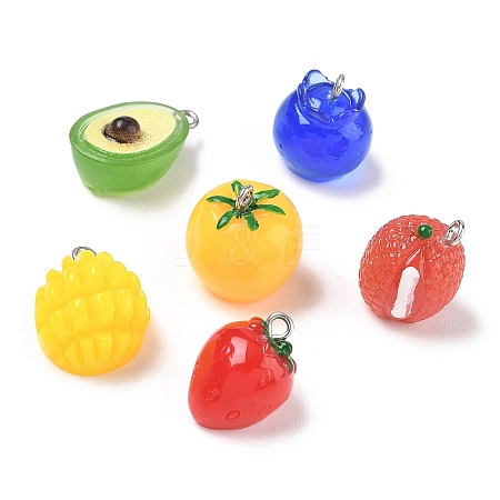 Resin Pendants RE-CBAC51B-03P-1