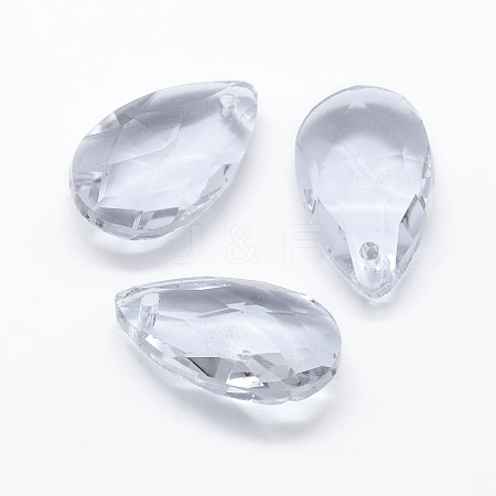 Faceted Glass Pendants GLAA-F069-L-A01-1