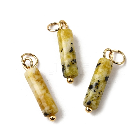 Natural Yellow Turquoise(Jasper) Pendants STAS-C120-01G-07-1