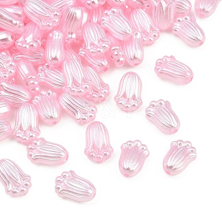 Imitation Pearl Acrylic Beads AC-CBAAA05-09A-1