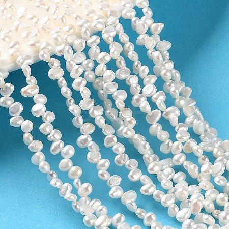 Natural Cultured Freshwater Pearl Beads Strands PA-CBABE82-02B-1