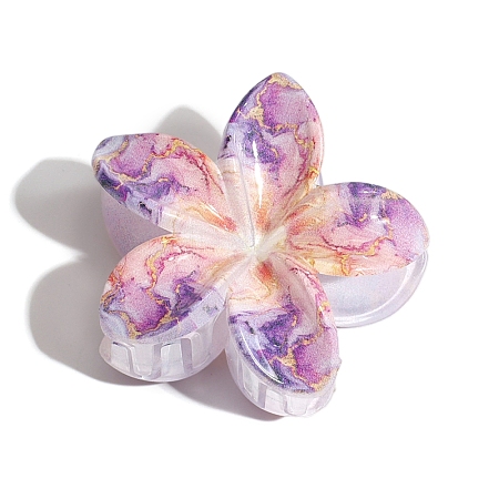 Flower Plastic Claw Hair Clips PW-WG4EC66-05-1