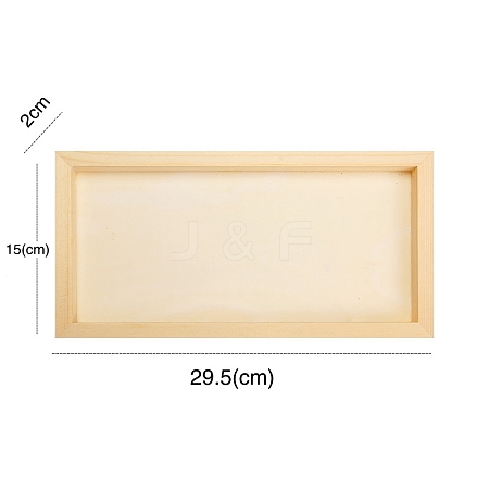 Unfinished Blank Wooden Clay Photo Frame PW-WG449CF-07-1