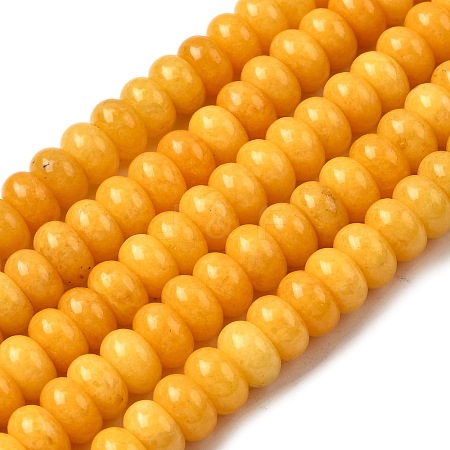 Dyed Natural White Jade Beads Strands G-G107-A23-01-1