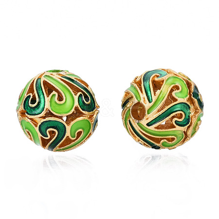 Alloy Enamel Beads KK-N238-070A-1