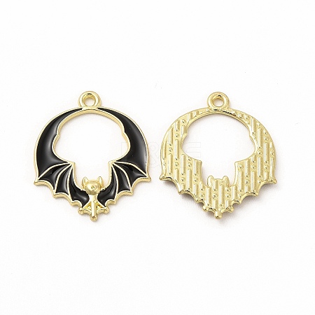 Rack Plating Alloy Enamel Pendants FIND-G054-18LG-02-1