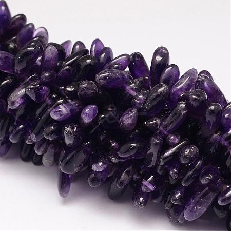 Natural Amethyst Beads Strands G-UK0011-07-1