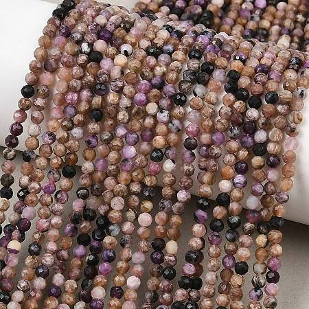 Natural Charoite Beads Strands G-P618-3mm-04-1