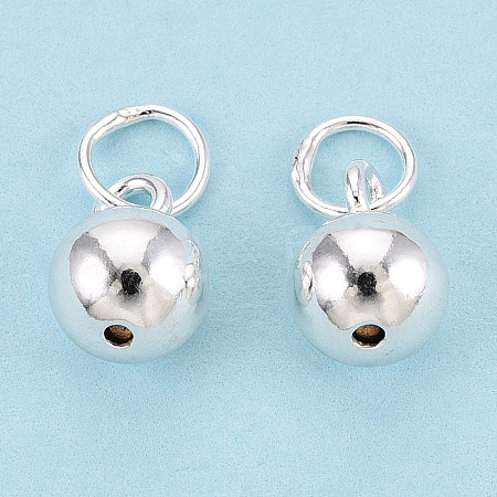 925 Sterling Silver Round Ball Charms STER-T008-25S-01-1