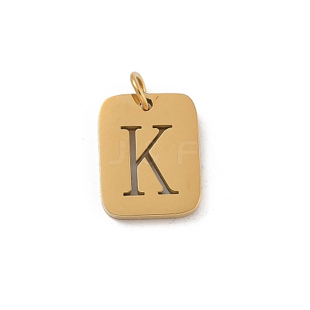 304 Stainless Steel Charms LS-STAS-R001-01G-K-1