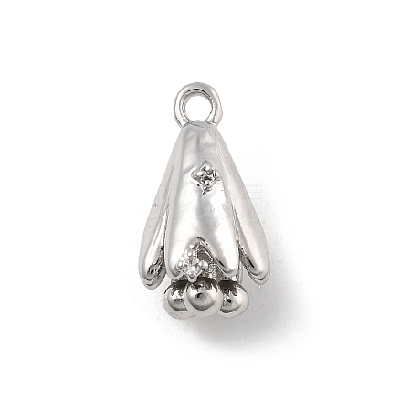 Brass Micro Pave Cubic Zirconia Pendants LS-KK-D283-18P-1